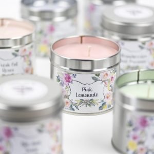 Scented soy wax candles