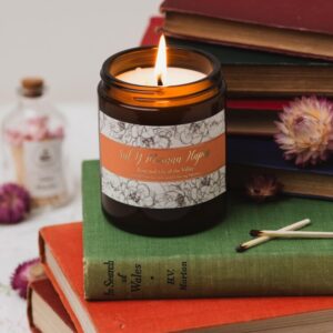 Sul Y Mamau Hapus amber glass candle