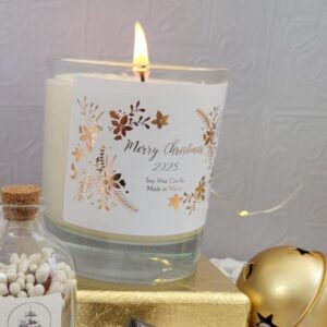Merry Christmas 2025 candle