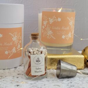 Winter Hearth candle