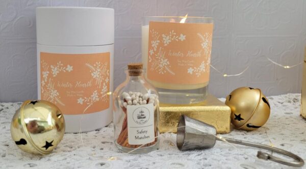 Winter Hearth candle