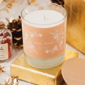 Winter Hearth candle