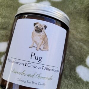 Pug candle