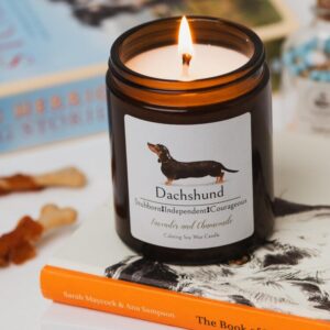 Dachshund candle