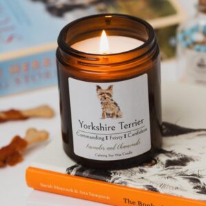 Yorkshire Terrier candle