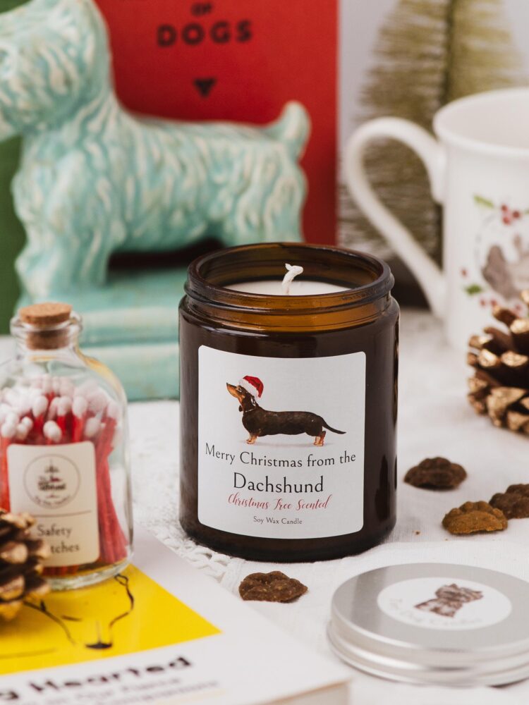 Merry Christmas from the Dachshund candle - Image 5