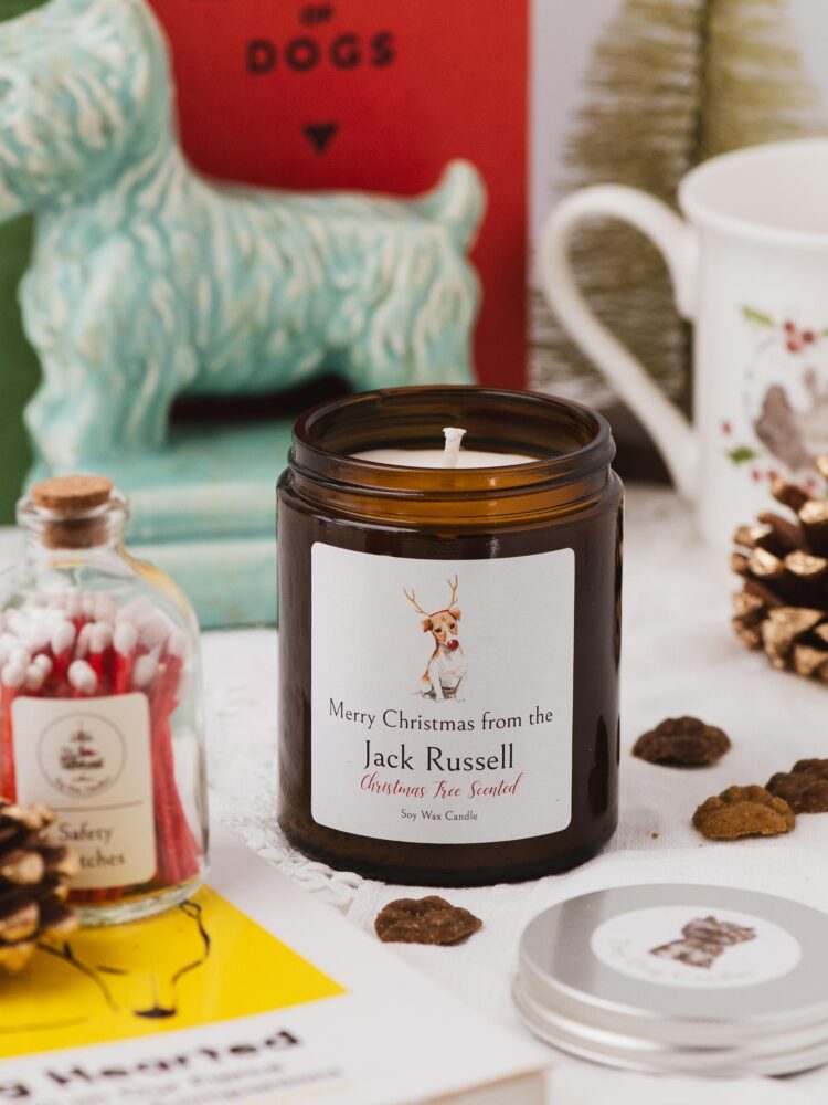 Merry Christmas from the Jack Russell candle - Image 2