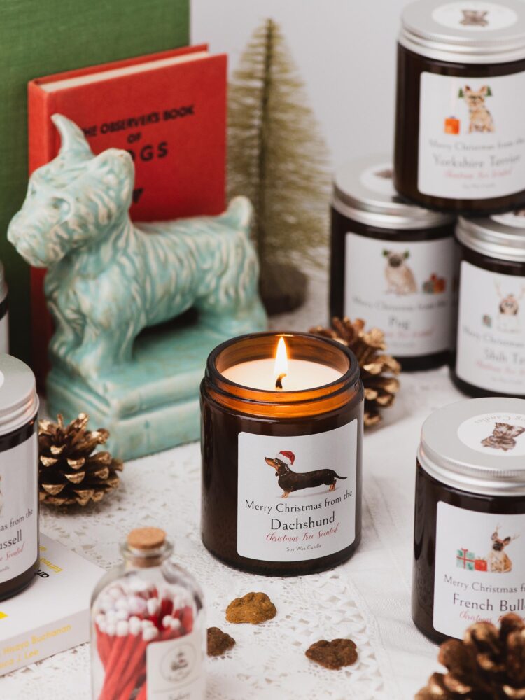 Merry Christmas from the Golden Retriever candle - Image 5
