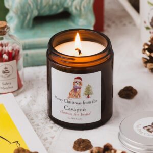 Merry Christmas from the Cavapoo candle