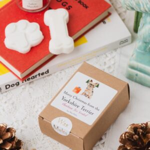 Merry Christmas from the Yorkshire Terrier soy wax melts
