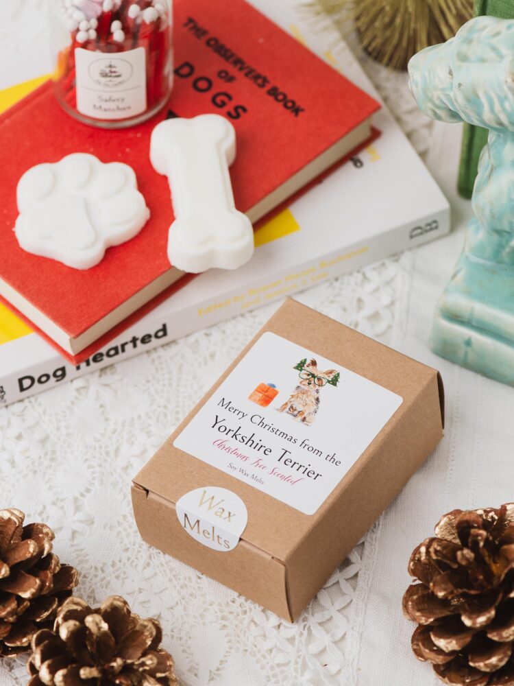 Merry Christmas from the Yorkshire Terrier soy wax melts