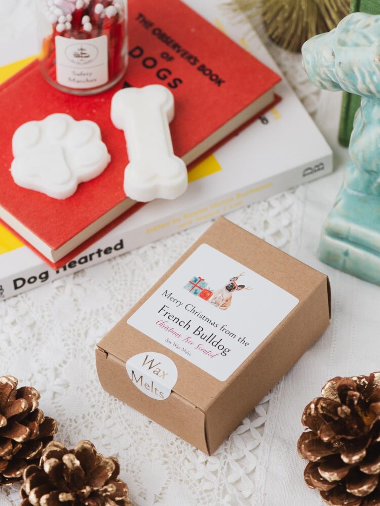 Merry Christmas from the French Bulldog soy wax melts