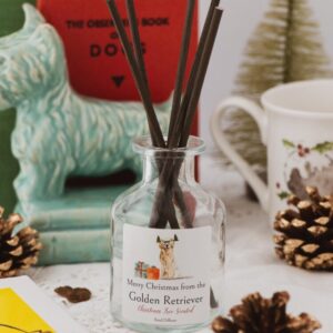 Merry Christmas from the Golden Retriever reed diffuser