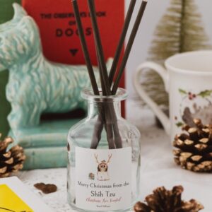 Merry Christmas from the Shih Tzu Christmas reed diffuser