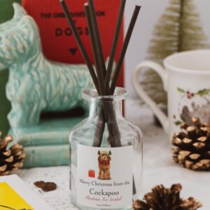 Merry Christmas from the Cockapoo Christmas reed diffuser