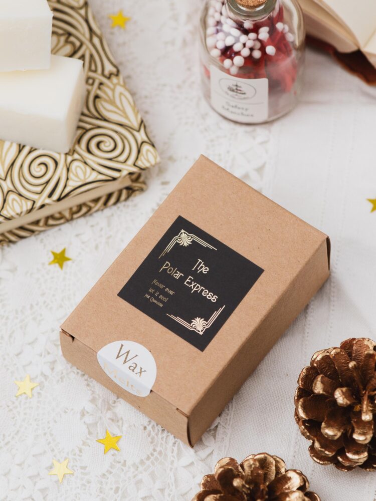 The Polar Express soy wax melts.