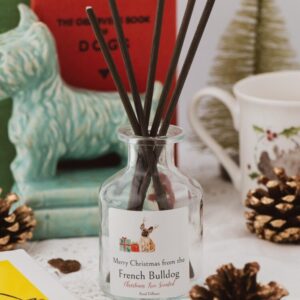 Merry Christmas from the French Bulldog reed diffuser