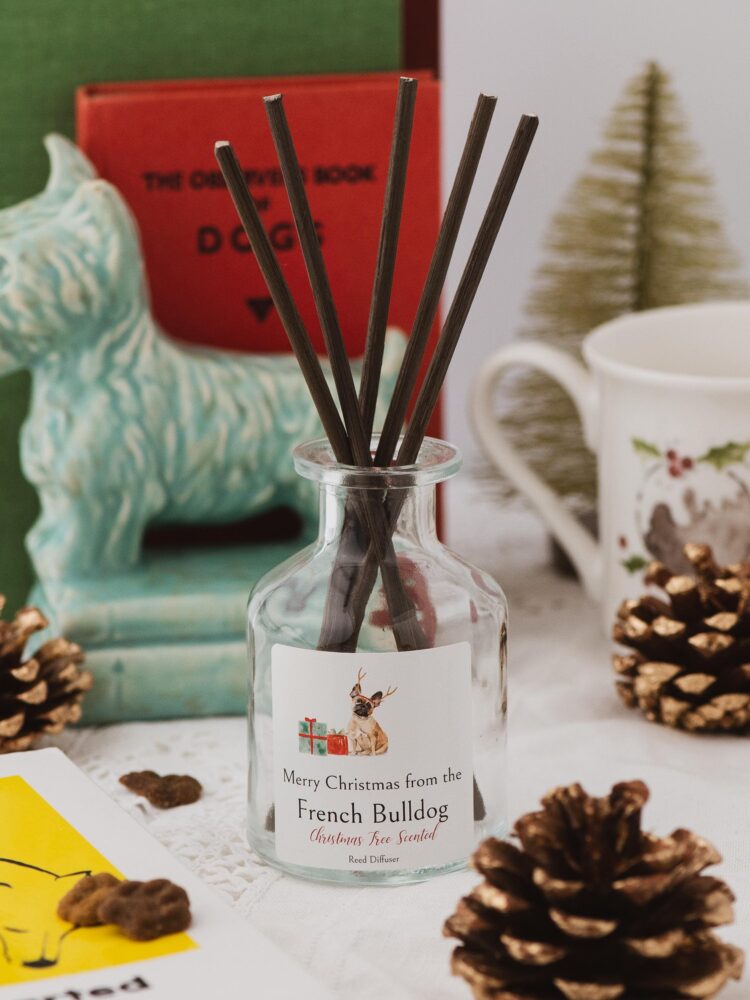 Merry Christmas from the French Bulldog reed diffuser