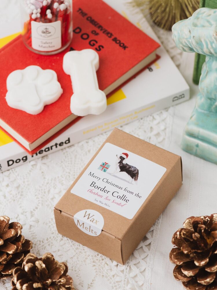 Merry Christmas from the Border Collie soy wax melts